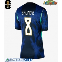 Maglie da calcio Brasile Bruno Guimaraes #8 Seconda Maglia Femminile Mondiali 2026  Manica Corta